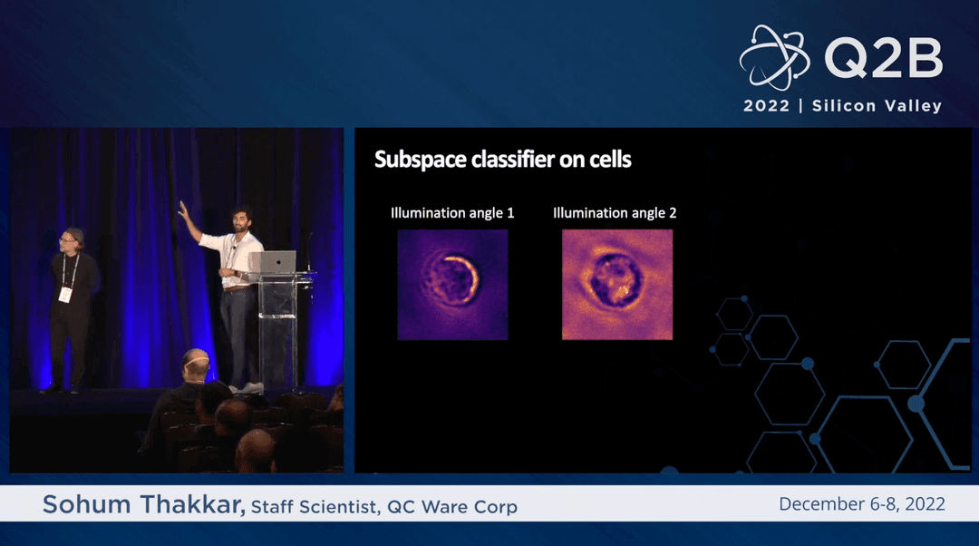Sohum presenting at Q2B 2022