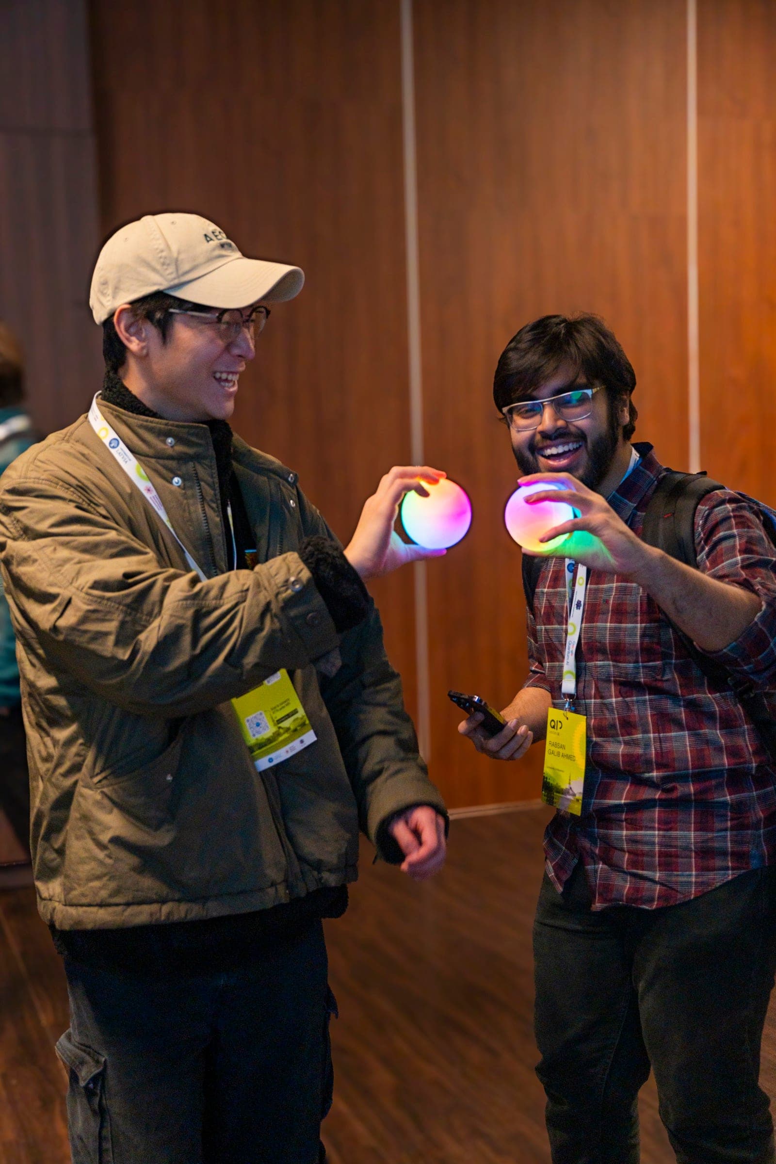 People exploring Qubi at QIP 2026