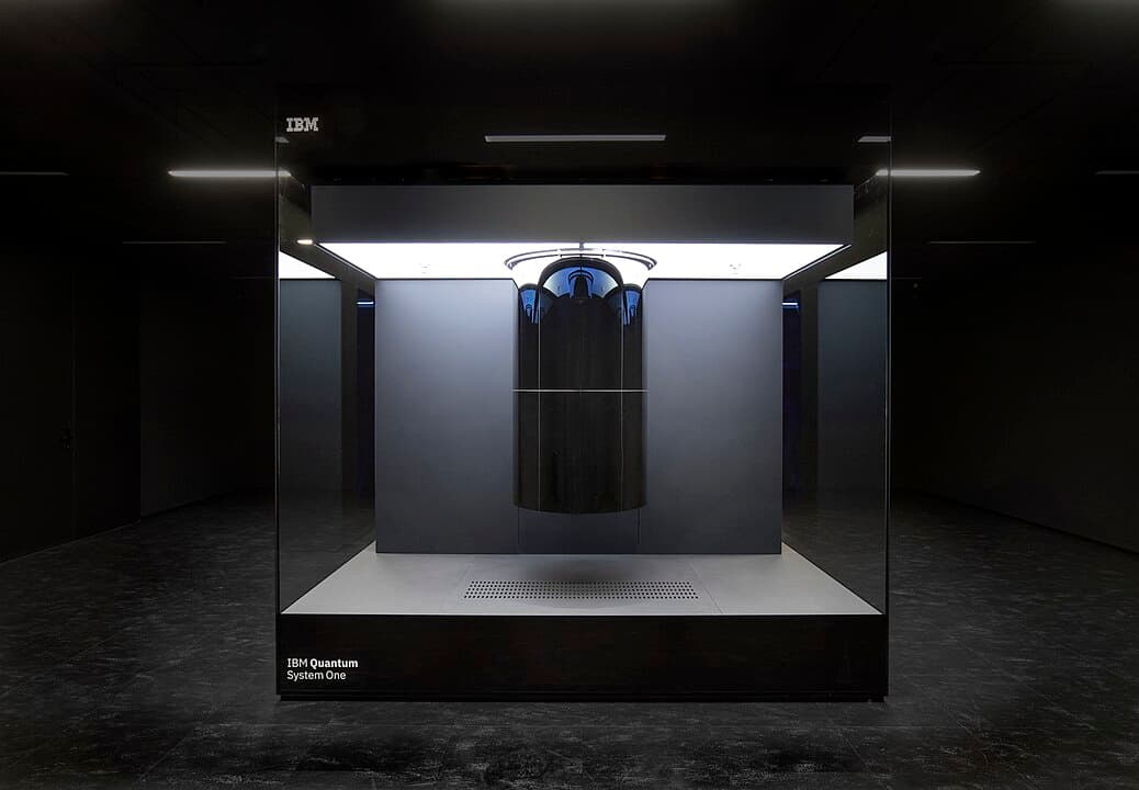 IBM quantum computer setup