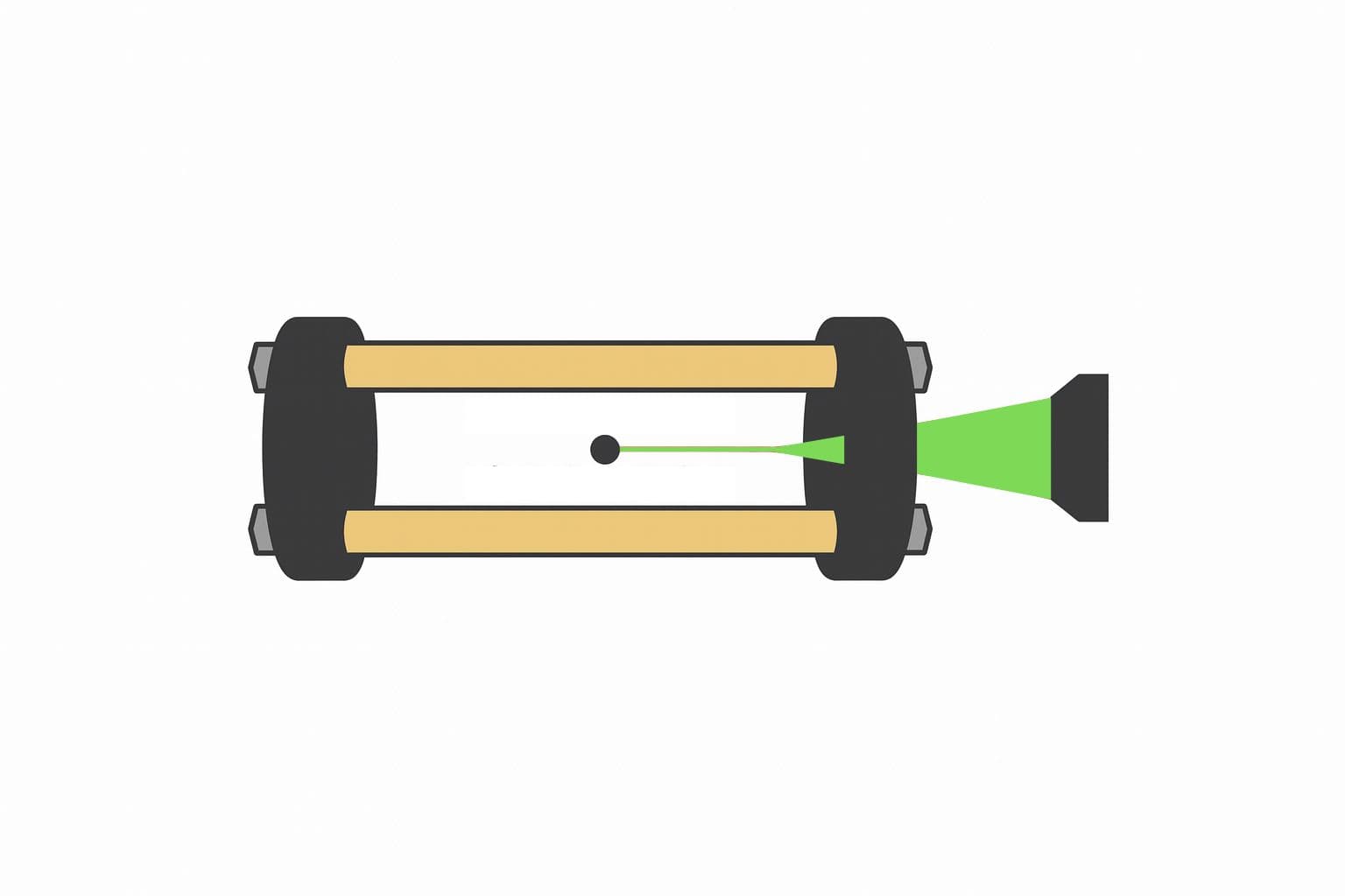 A laser rotates the spin direction